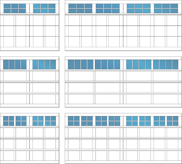 Pinnacle aluminum double center stiles